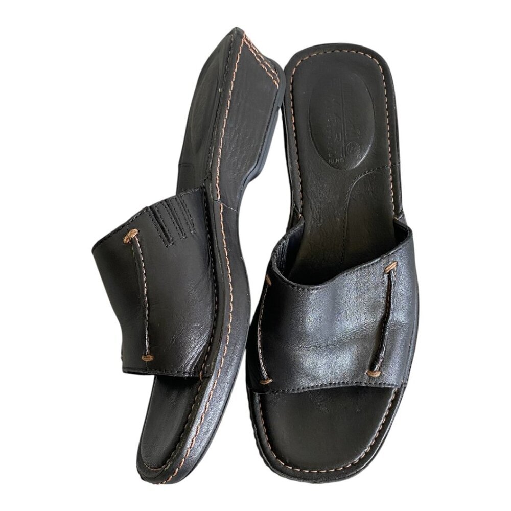 Timberland Leather Smart Comfort Slip On Sandals Sz 7​